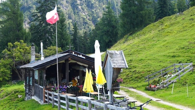 Sehr klein, sehr fein – die Kragenalm im Unterinntal.