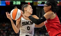 Beim Duell ziwschen Atlanta Dream und Chicago Sky flog ein Dildo aufs Parkett. 