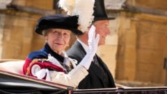 Prinzessin Anne verbringt auch ihren 75. Geburtstag wie jedes Jahr mit ihrem Mann Tim Lawrence ...