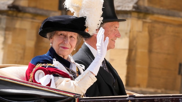 Prinzessin Anne verbringt auch ihren 75. Geburtstag wie jedes Jahr mit ihrem Mann Tim Lawrence ...