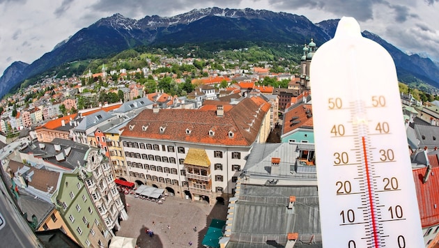 Die Temperaturen sollen vor allem in Innsbruck stark ansteigen.