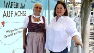 Die Kuratorinnen Eleni Schindler-Kaudelka und Barbara Porod.