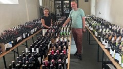 Ob Weiß, Rosé oder Rot – Oschep durfte sich bei der Rot-Goldenen Traube 2025 über einen Rekord ...