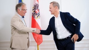 Marterbauer und Schellhorn schenken sich im „Krone“-Sommergespräch nichts.
