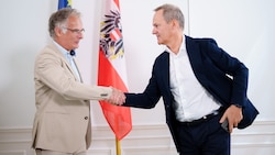Marterbauer und Schellhorn schenken sich im „Krone“-Sommergespräch nichts.
