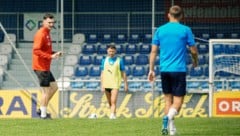 FAC-Neotrainer Sinan Bytyqi beim Training in der Hopfengasse.