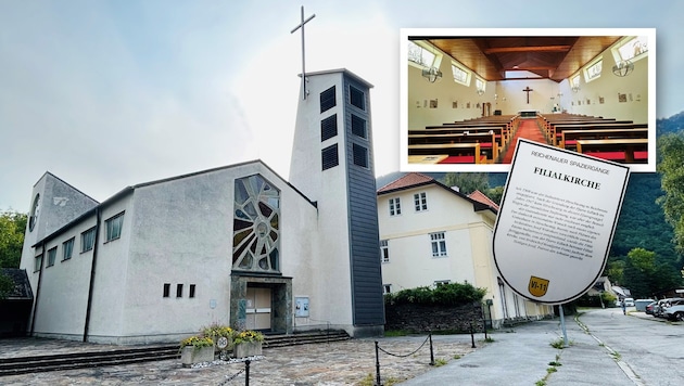 Die Kirche wurde Ende der 50er-Jahre erbaut und ist renovierungsbedürftig. Am 23. und am 29. ...