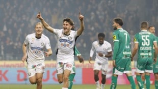 Jubeln durfte Grgic nach seinem Tor im letzten Heimspiel gegen Rapid.