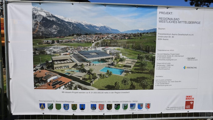 So soll das neue Axamer Freizeitzentrum nach seiner Fertigstellung 2027 aussehen.