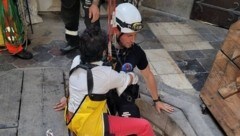 Die 61-jährige Touristin erlitt nach 343 Stufen einen Kreislaufkollaps und musste gerettet ...