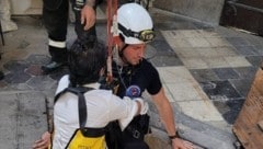 Am Freitag musste die Feuerwehr zu einer verletzten Frau im Stephansdom ausrücken – das Bild ...