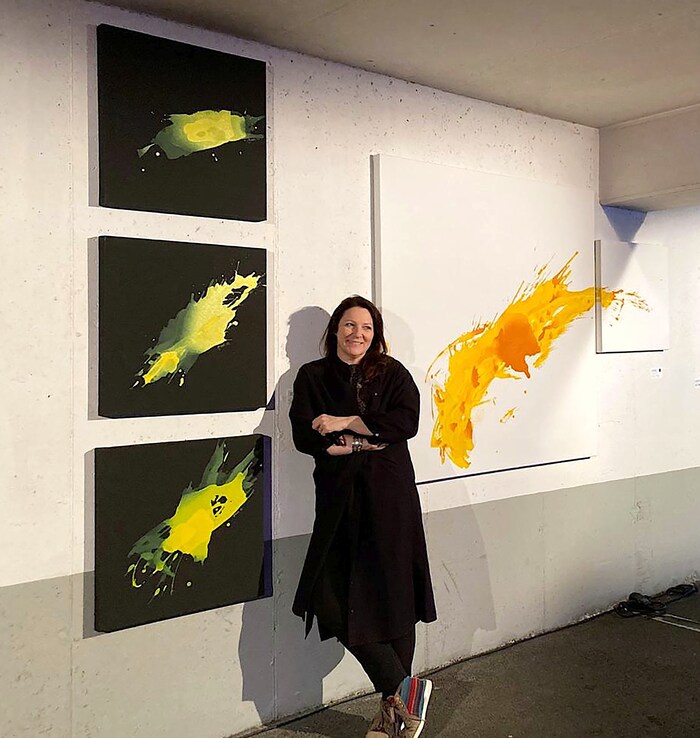 Gastkünstlerin Tanja Prušnik stellt im Stift Eberndorf aus.