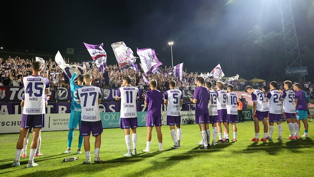 Für Austria Salzburg gab es bei der Vienna nichts zu holen.