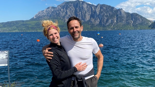 Der 57-jährige Top-Manager Christian W. mit seiner 29-jährigen Ehefrau