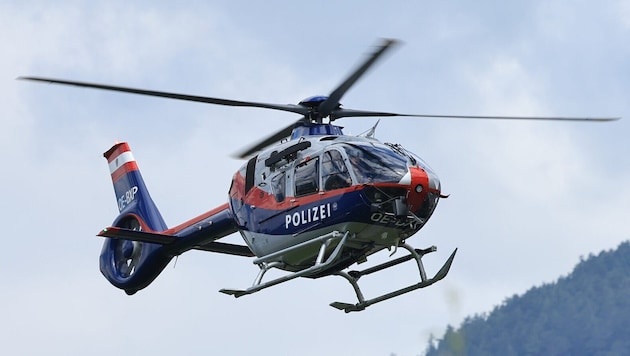 Auch der Polizeihubschrauber „Libelle“ war im Einsatz.