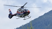 Der Mann wurde per Helikopter lokalisiert.