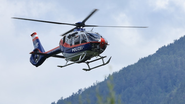 Auch der Polizeihubschrauber „Libelle“ war im Einsatz.