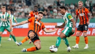Dahls Dribblings begeistern die Rapid-Fans.