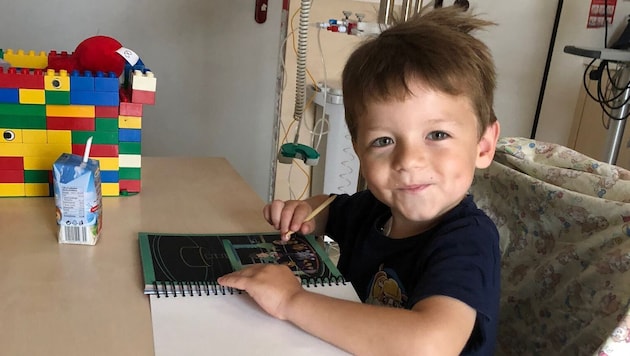 Ein verschmitzter dreijähriger Bub ist Matthias noch immer
