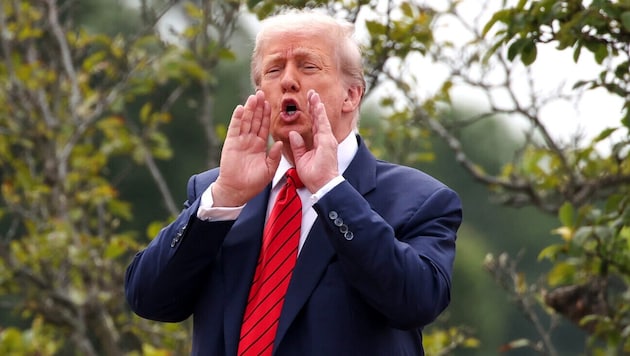 US-Präsident Donald Trump ist vor dem Gipfel mit Russlands Staatschef Wladimir Putin ...