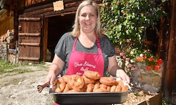 Ingrid Gensers Krapfen und Kasknödl sind ein Traum.