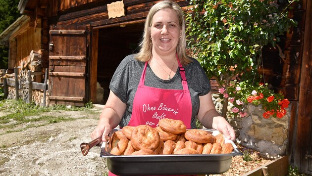 Ingrid Gensers Krapfen und Kasknödl sind ein Traum.