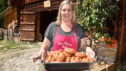 Ingrid Gensers Krapfen und Kasknödl sind ein Traum.