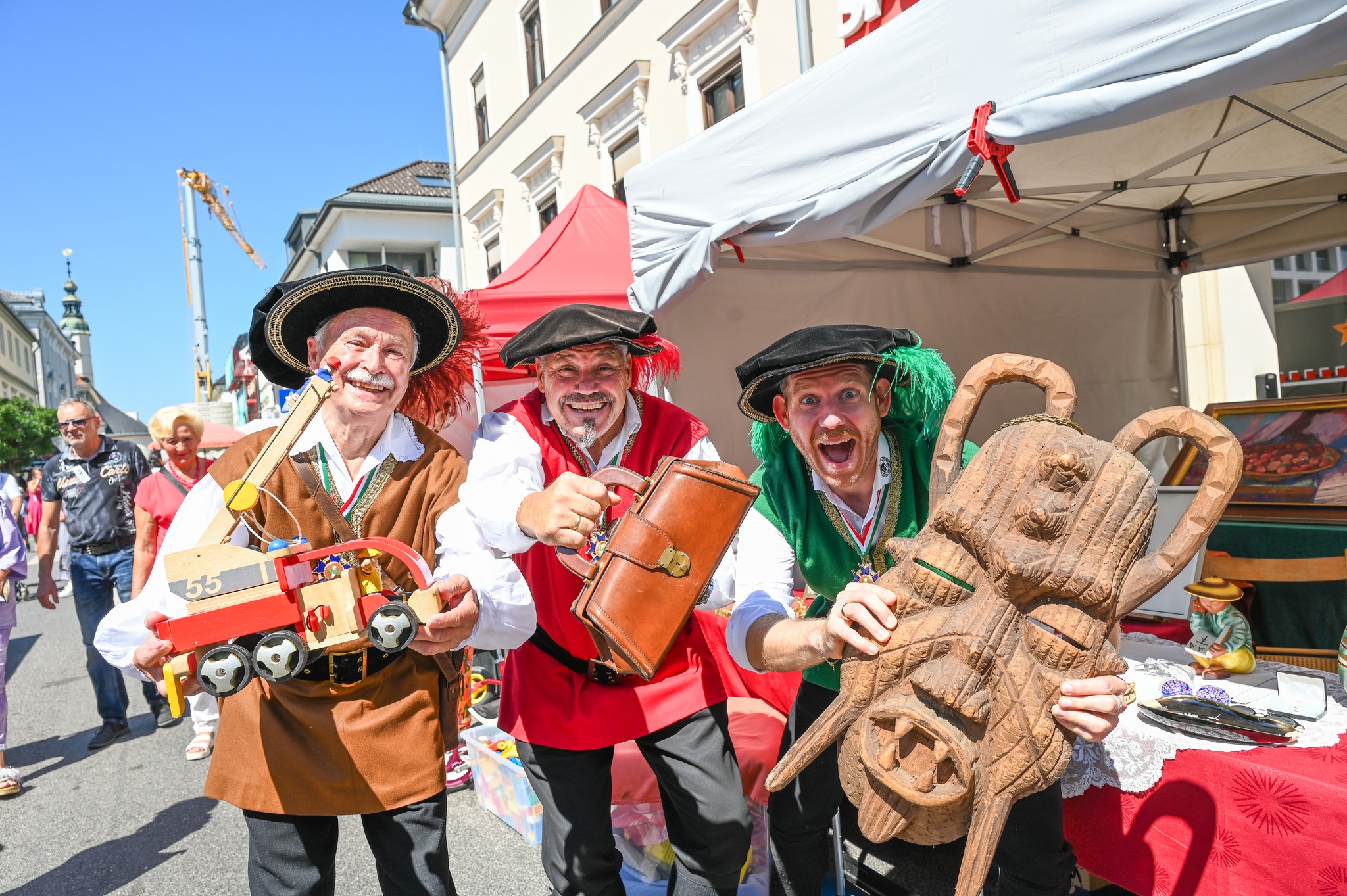 Sepp Doboczky, Siegi Kreuzweger und Matthias Wurzer.