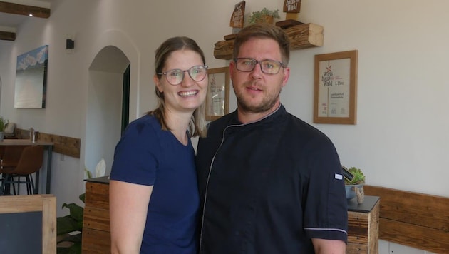 Das Duo führt seit 2018 das beliebte Landgasthaus in Kohldorf bei Kühnsdorf.