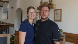Das Duo führt seit 2018 das beliebte Landgasthaus in Kohldorf bei Kühnsdorf.