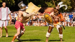 Ob Gladiatorenkämpfe oder Legionärstruppen: Römerfest in Carnuntum punktet mit Action.