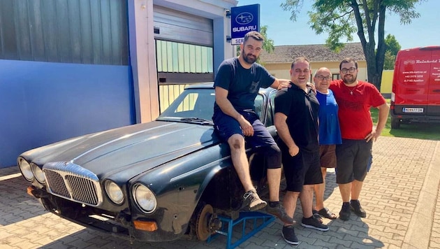 Michael Stampfel, Patrick Pitzl und Reinhold und Maximilian Kettner: Vier Meister, drei davon ...