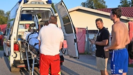 Kiril Ristoskov wurde von der Rettung ins Spital gebracht.