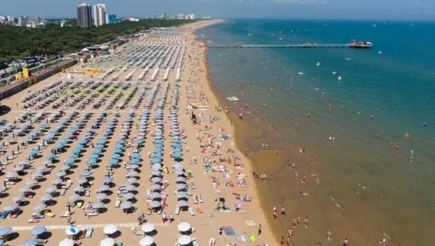 Drama im beliebten italienischen Badeort Lignano Sabbiadoro an der Adria (Archivbild)