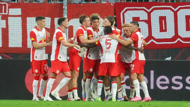 Red Bull Salzburg gewann gegen den GAK mit 5:0.