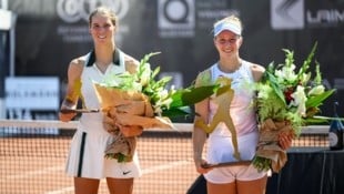 Turniersiegerin Sinja Kraus (re.) und Lilli Tagger