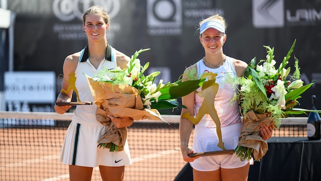 Turniersiegerin Sinja Kraus (re.) und Lilli Tagger