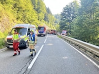 Die B164 war für eineinhalb Stunden gesperrt.