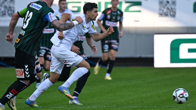 Am Samstag durfte Altach-Jungprofi Erkin Yalcin noch ein paar Minuten bei den Profis gegen Ried ...