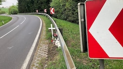 In der hängenden S-Kurve, in der Ende April das Unglück geschehen war, soll nun eine Sperrlinie ...
