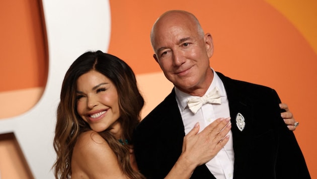 Das frisch vermählte Ehepaar Lauren Sánchez Bezos und Jeff Bezos