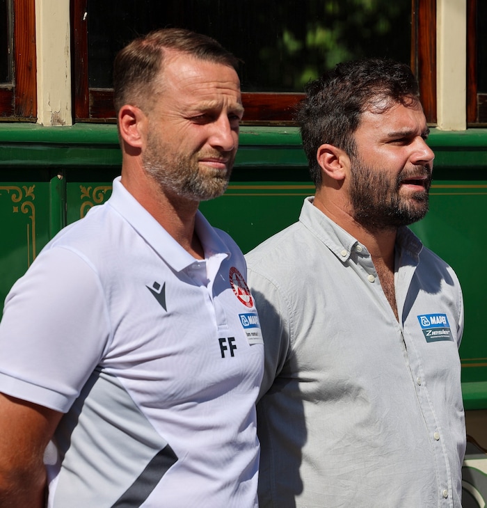 Ferdl Feldhofer (l.) und Didi Elsneg meiden laute Töne.
