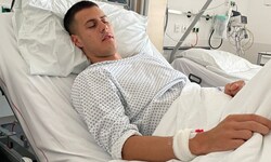 Kiril Ristoskov am Sonntag Morgen in der Klinik.