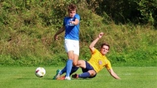 Voller Einsatz im Lungau-Derby zwischen Muhr und Mauterndorf.