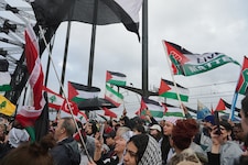 Eine Pro-Palästina-Kundgebung in Sydney