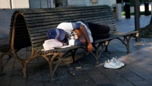 Ein Wohnungsloser in der US-Hauptstadt Washington (Symbolbild)