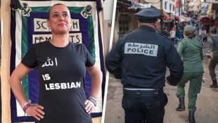 Ibtissam Lachgar postete ein Bild, auf dem sie ein „Allah ist lesbisch“-Shirt trägt – und das, ...