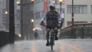 Zahlreiche Städte leiden unter Starkregen in Japan.