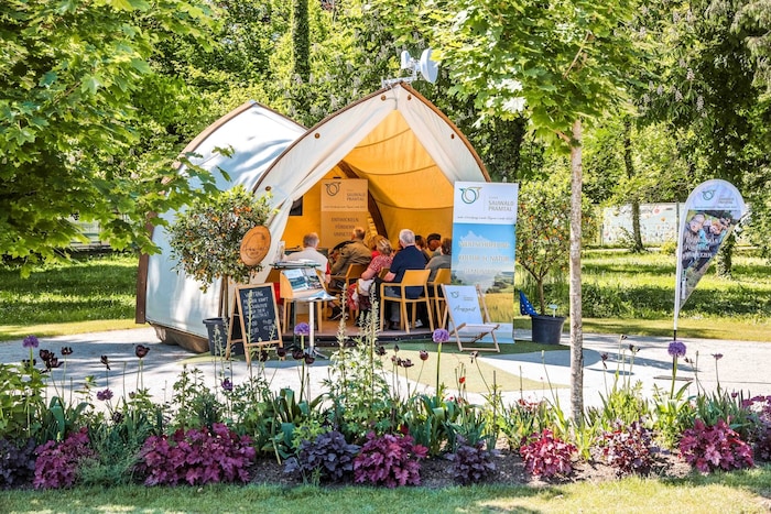 Events laden zum Verweilen ein.