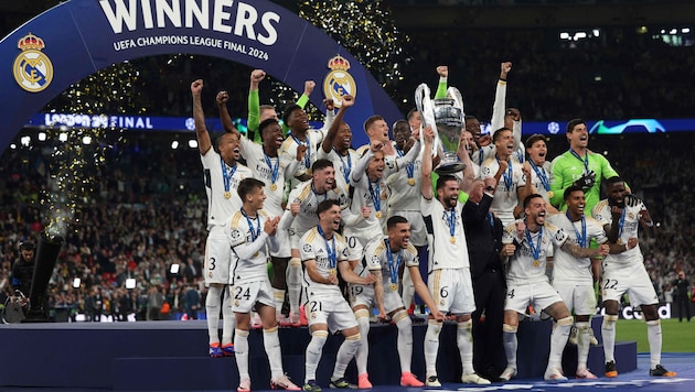 15 Mal hat Real Madrid die Champions League schon gewonnen.